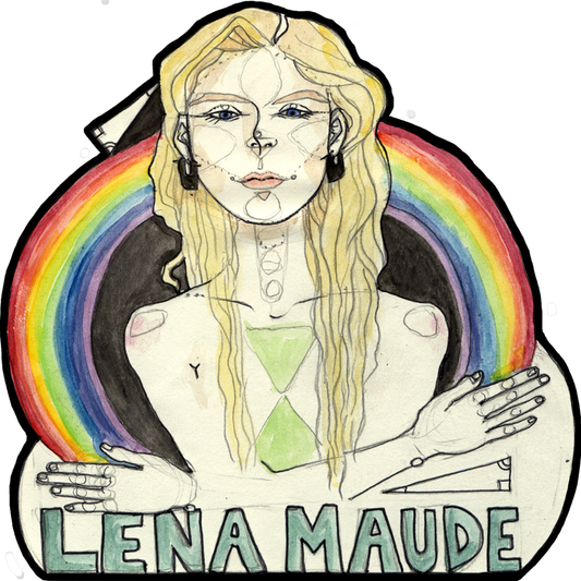 The Lena Maude Rainbow Sticker
